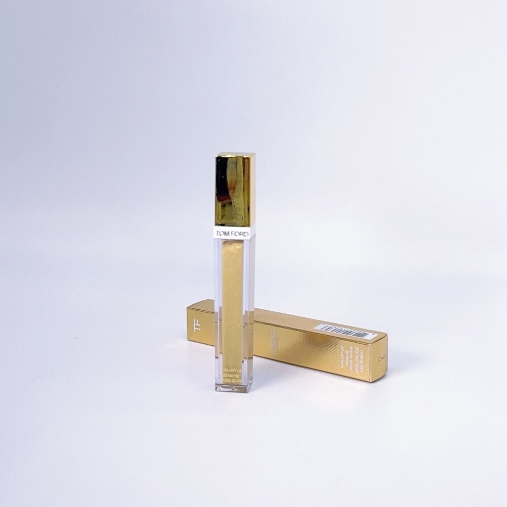 TOM FORD Soleil Sunlust Lip Gloss Full Size .20 oz 6ml NIB Gold Limited Edition